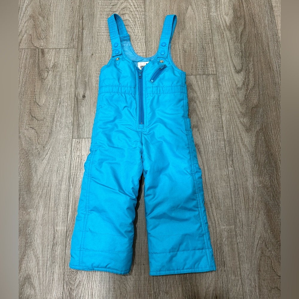 OBERMEYER toddler size 2 ski snow bibs pants Pink  I-GROW preschool insulated